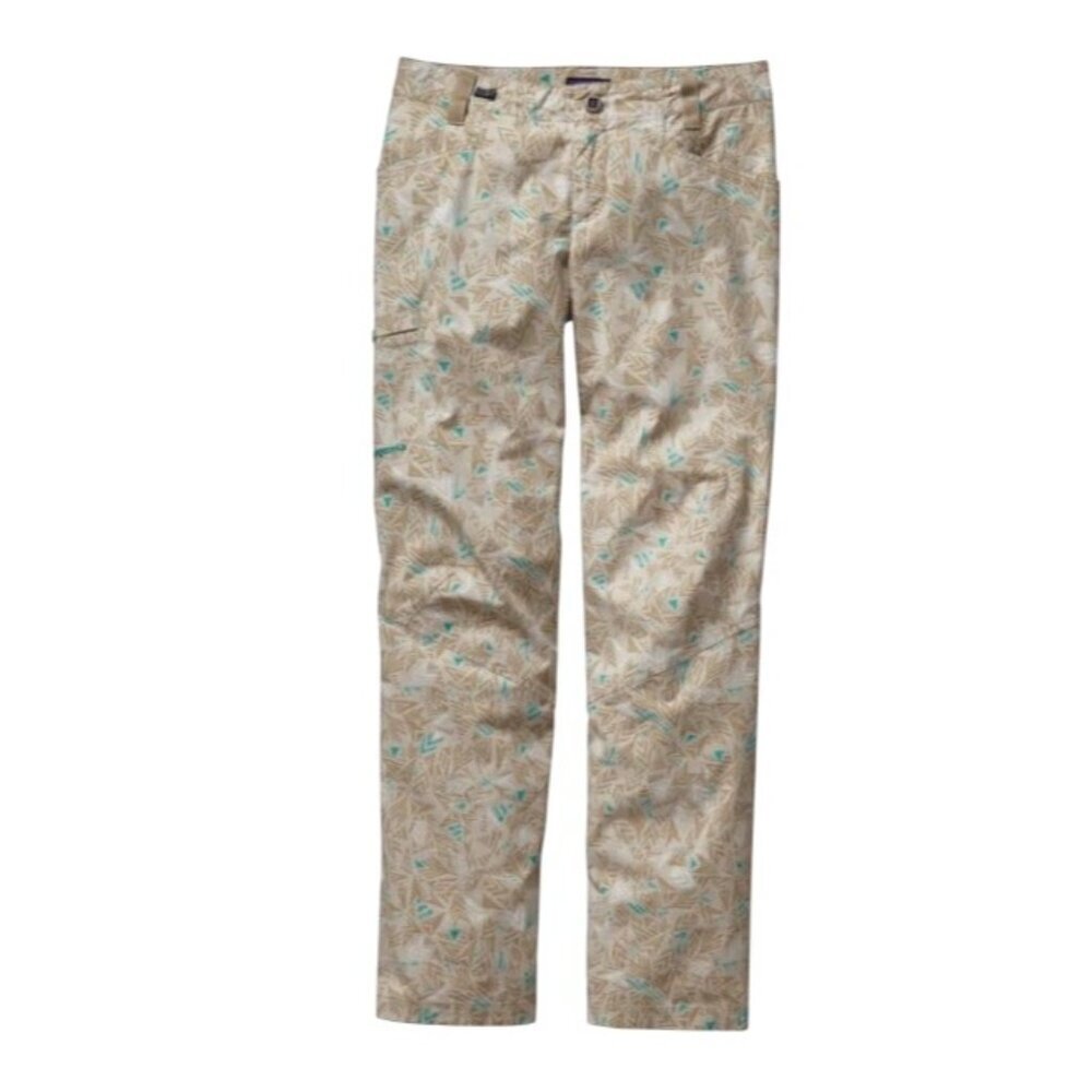 Patagonia Worn Wear W's Venga Rock Pants Quiver & Quill Howling Turquoise 8